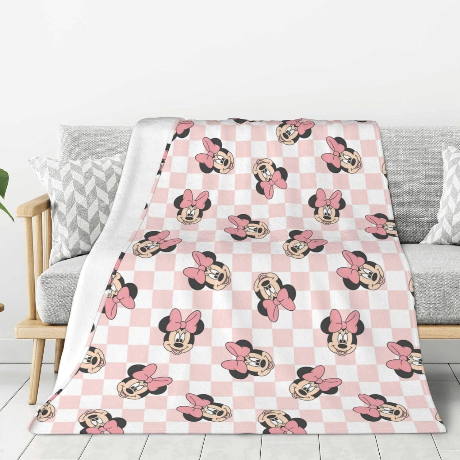 Disney Mickey Mouse Blanket Soft Flannel Throw Blankets Birthday Gifts
