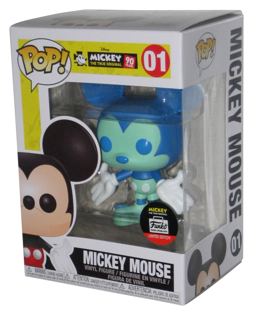 Limited Edition Blue and Green Vinyl Mickey Mouse Figure