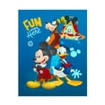 thumbnail image 1 of Disney Mickey Mouse Blue LED Canvas Art Print for Children's Room Decor, 1 of 6