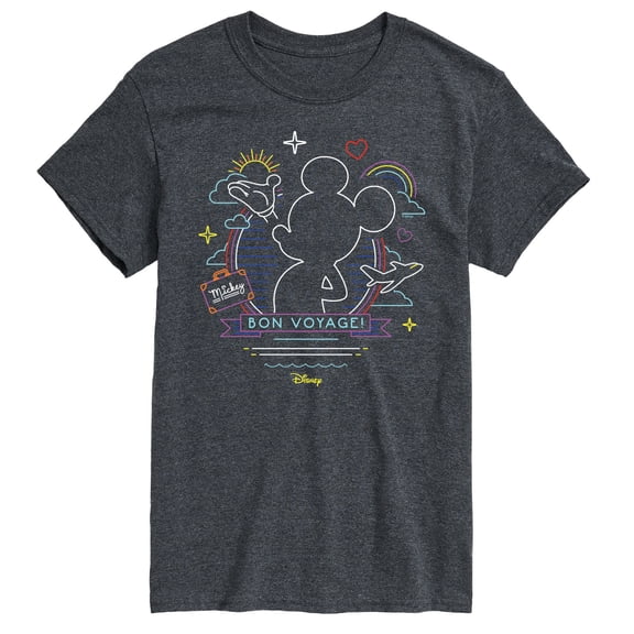 Disney - Mickey Mouse - Bon Voyage on the Cruise - Men's Short Sleeve Graphic T-Shirt