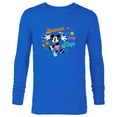 thumbnail image 1 of Disney Mickey Mouse Bounce in My Step Retro Vinyl - Long Sleeve T-Shirt for Men - Customized-Navy, 1 of 5