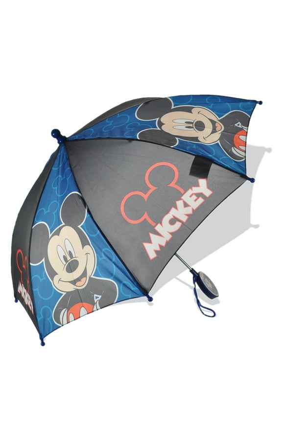 Disney Mickey Mouse Boys' Umbrella - black, one size