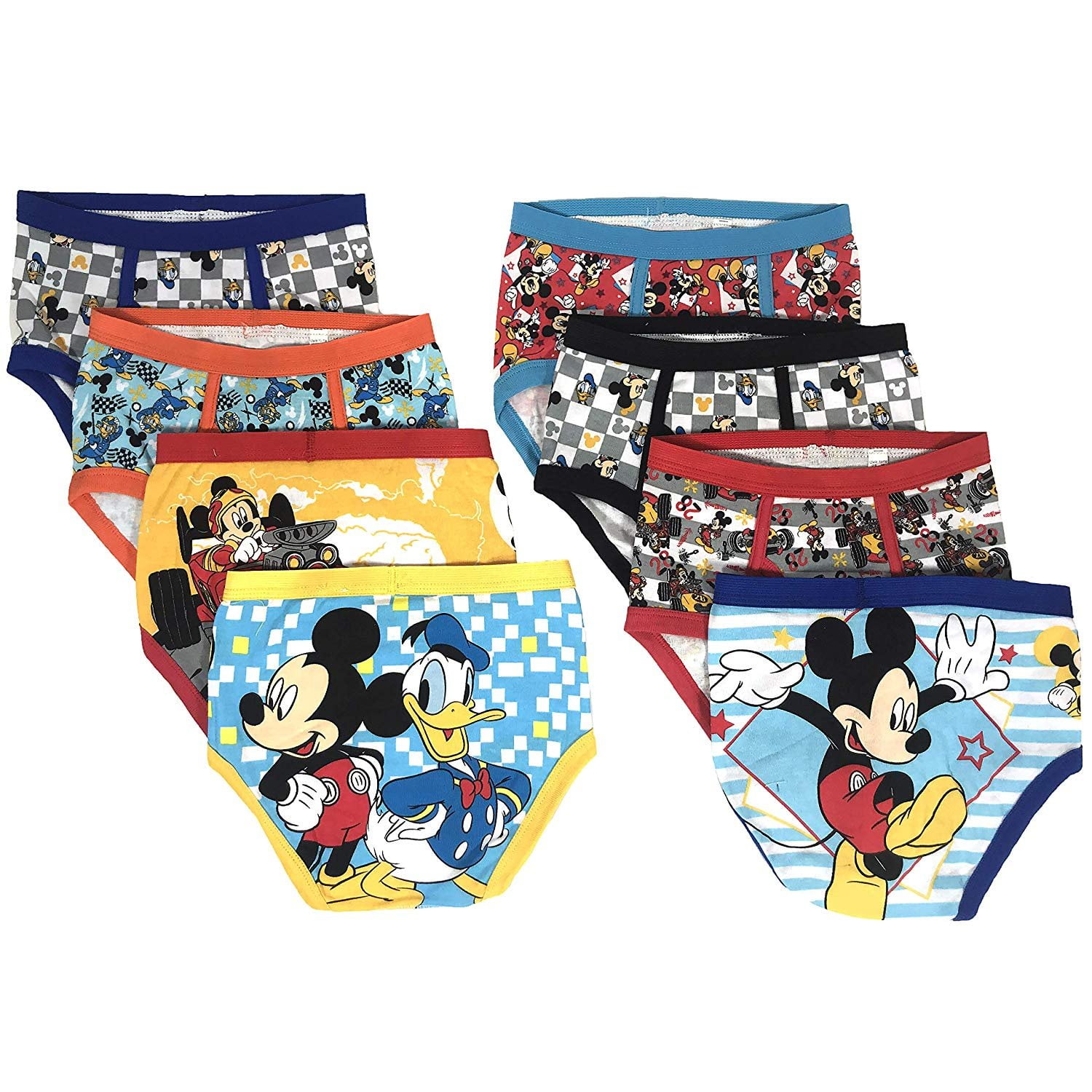  Handcraft Minnie Mouse Girls Panties Underwear - 8-Pack Toddler/ Little Kid/Big Kid Size Briefs Mickey Clubhouse Assorted: Clothing, Shoes &  Jewelry