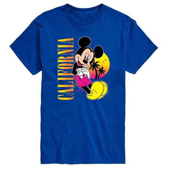 Disney - Mickey Mouse California - Men's Short Sleeve Graphic T-Shirt