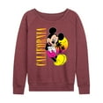 thumbnail image 1 of Disney - Mickey Mouse California - Women's French Terry Long Sleeve Pullover, 1 of 4