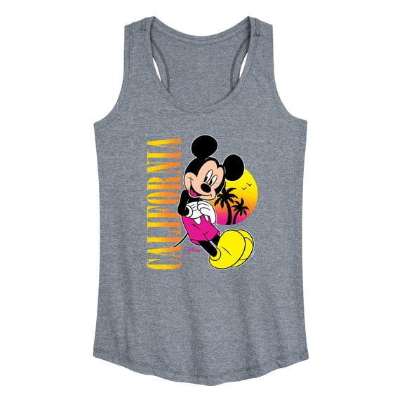 Disney - Mickey Mouse California Women's Graphic Racerback Tank