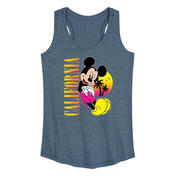 Disney - Mickey Mouse California Women's Graphic Racerback Tank