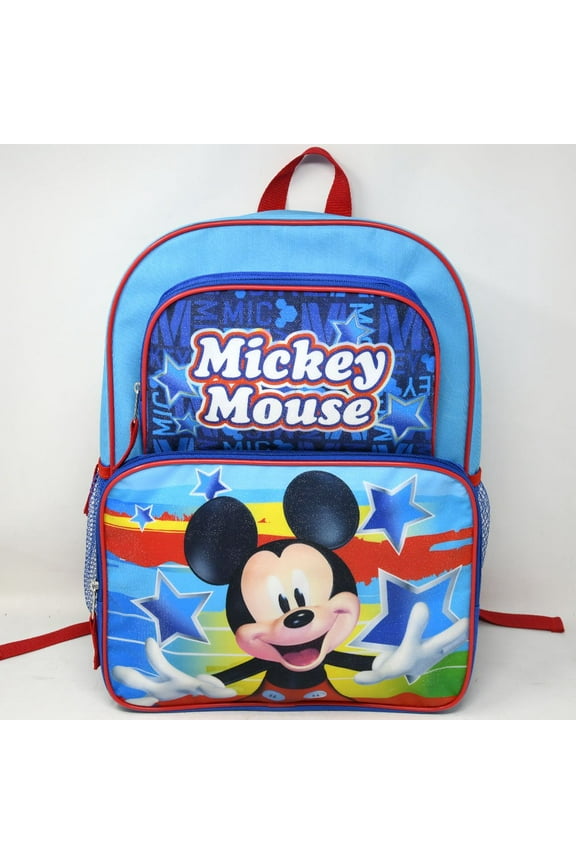Mickey Mouse Cargo School Backpack 16" with pocket
