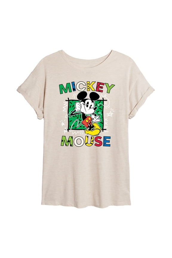 - Mickey Mouse Cartoon Pop - Women's Oversized T-Shirt