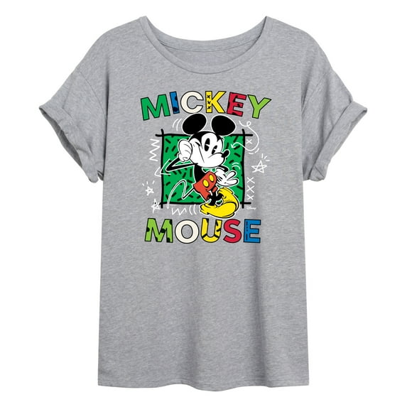 Disney - Mickey Mouse Cartoon Pop - Women's Oversized T-Shirt
