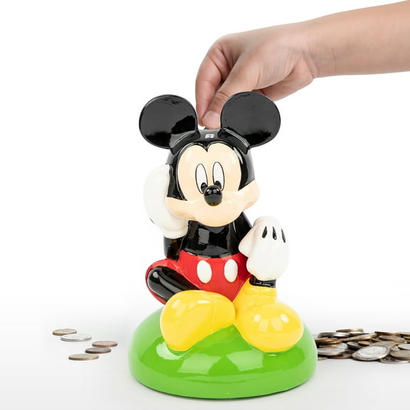Disney Mickey Mouse Ceramic Coin Bank