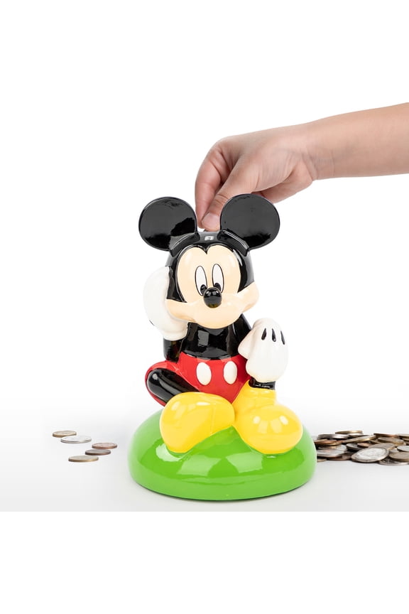 Mickey Mouse Ceramic Coin Bank