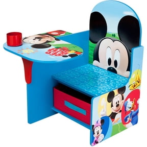 Disney Mickey Mouse Chair Desk with Storage Bin by Delta Children, Blue