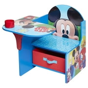 Disney Mickey Mouse Chair Desk with Storage Bin by Delta Children, Blue