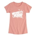 thumbnail image 1 of Disney - Mickey Mouse Chalk Drawing - Toddler & Youth Girls Short Sleeve Graphic T-Shirt, 1 of 5