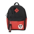 thumbnail image 1 of Disney Mickey Mouse Character Face 16.5" Adult Black & Orange  Backpack, 1 of 7