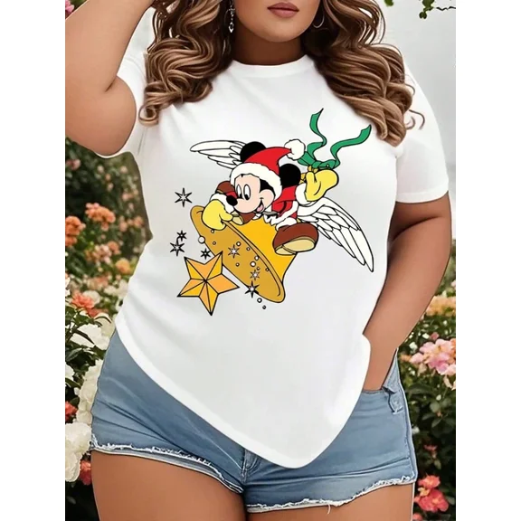 Disney Mickey Mouse Christmas Angel T-Shirt Unisex 3