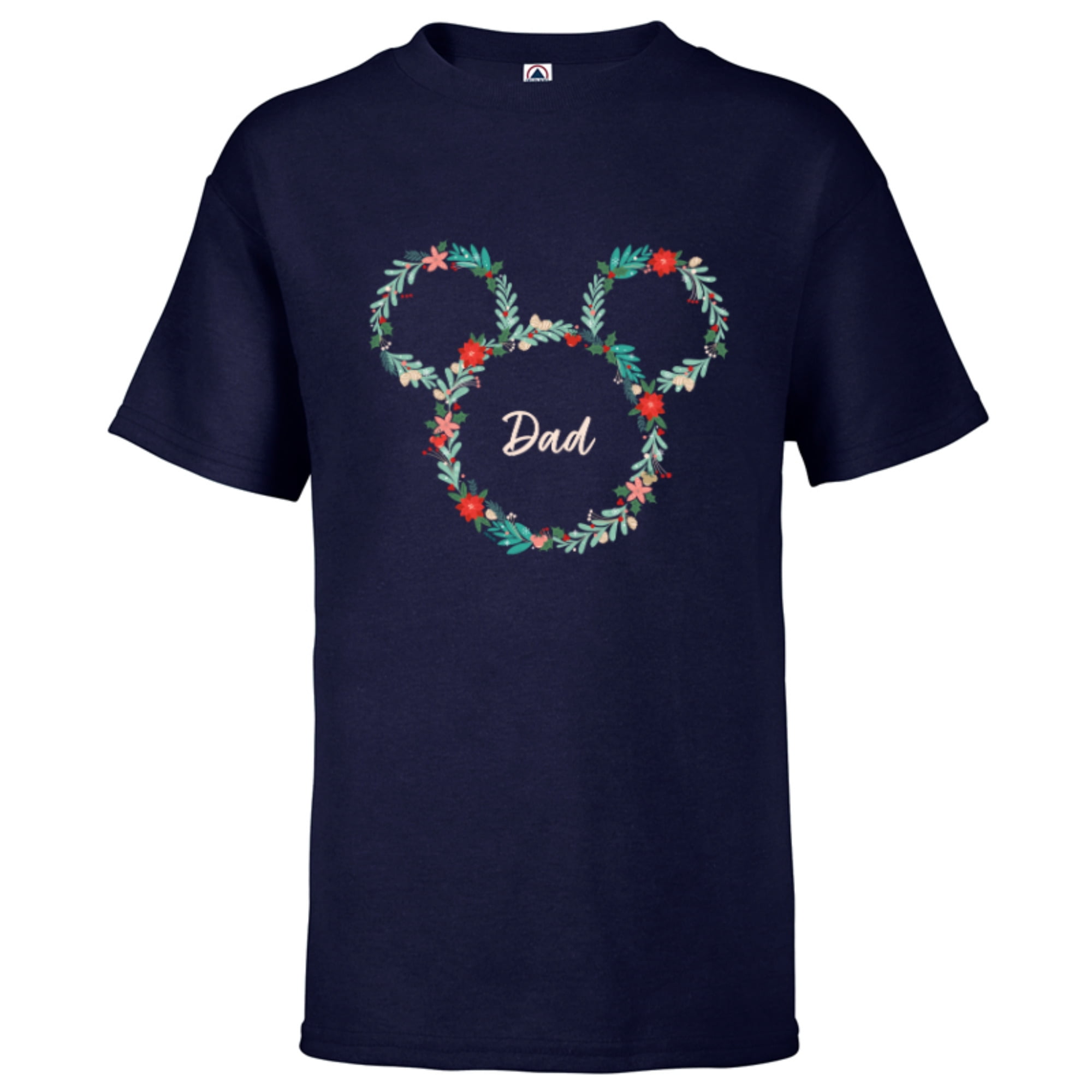 Disney Mickey Mouse Christmas Family Vacation Trip Dad Short Sleeve T