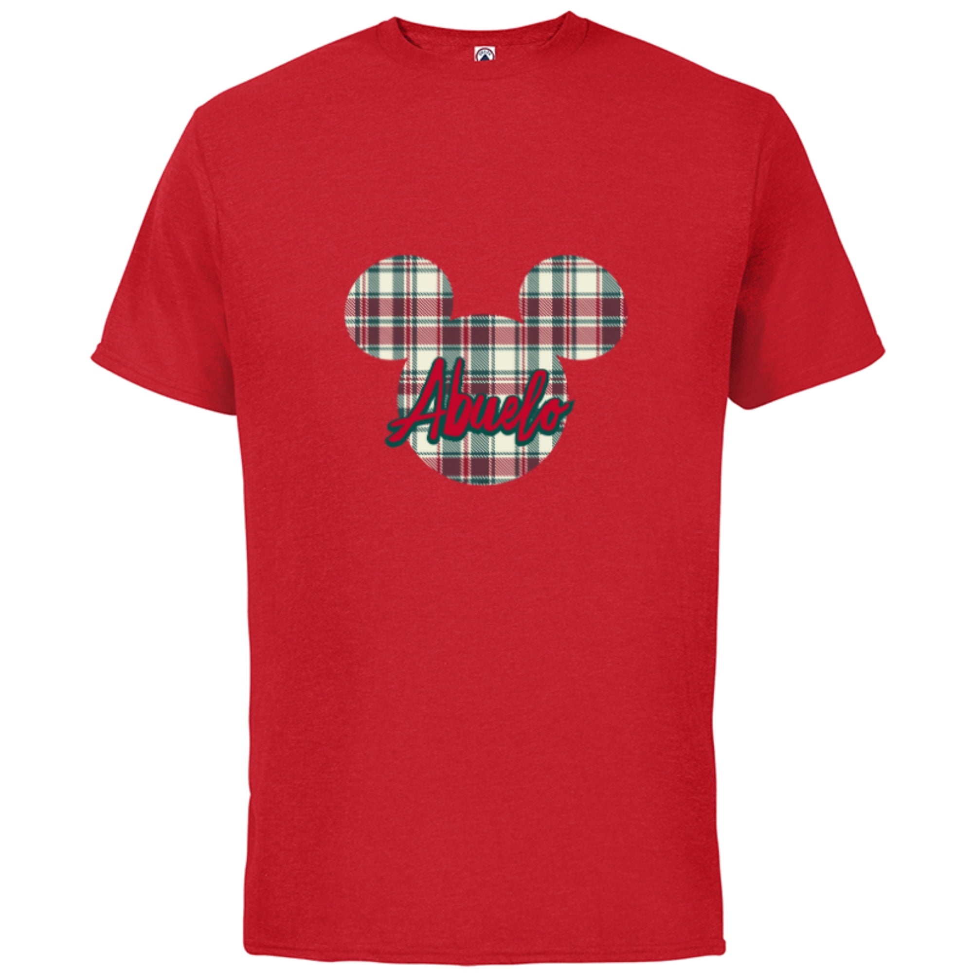https://i5.walmartimages.com/seo/Disney-Mickey-Mouse-Christmas-Holiday-Plaid-for-Abuelo-Short-Sleeve-Cotton-T-Shirt-for-Adults-Customized-Red_75a37f42-4540-4194-9ec0-d915e1939b8a.d274964ea484a8f923812fbb8dcf6c71.jpeg
