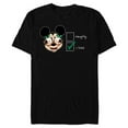 thumbnail image 1 of Disney Mickey Mouse Christmas I Tried Not to be Naughty - Short Sleeve Blended T-Shirt for Adults - Customized-Black, 1 of 5