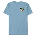 thumbnail image 1 of Disney Mickey Mouse Christmas Tree Headband Corner Art - Short Sleeve Blended T-Shirt for Adults - Customized-Ocean Blue, 1 of 5