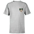 thumbnail image 1 of Disney Mickey Mouse Christmas Tree Headband Corner Art - Short Sleeve T-Shirt for Kids - Customized-Athletic Heather, 1 of 5