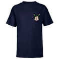 thumbnail image 1 of Disney Mickey Mouse Christmas Tree Headband Corner Art - Short Sleeve T-Shirt for Kids - Customized-Navy, 1 of 5
