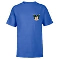 thumbnail image 1 of Disney Mickey Mouse Christmas Tree Headband Corner Art - Short Sleeve T-Shirt for Kids - Customized-Royal, 1 of 5
