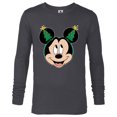 thumbnail image 1 of Disney Mickey Mouse Christmas Tree Holiday Headband - Long Sleeve T-Shirt for Men - Customized-Charcoal Heather, 1 of 5