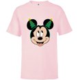 thumbnail image 1 of Disney Mickey Mouse Christmas Tree Holiday Headband - Short Sleeve T-Shirt for Kids - Customized-Soft Pink, 1 of 5