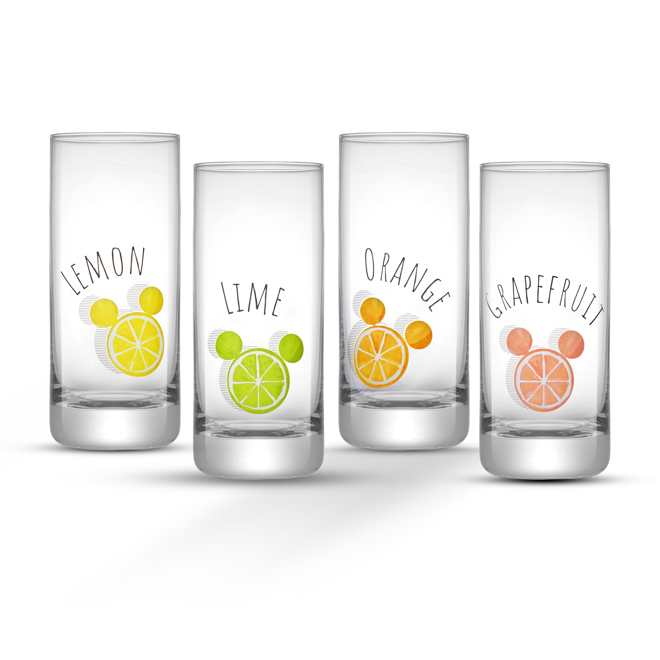 Disney Luxury Mickey Mouse Crystal Martini Glass - 10 oz - Set of 2