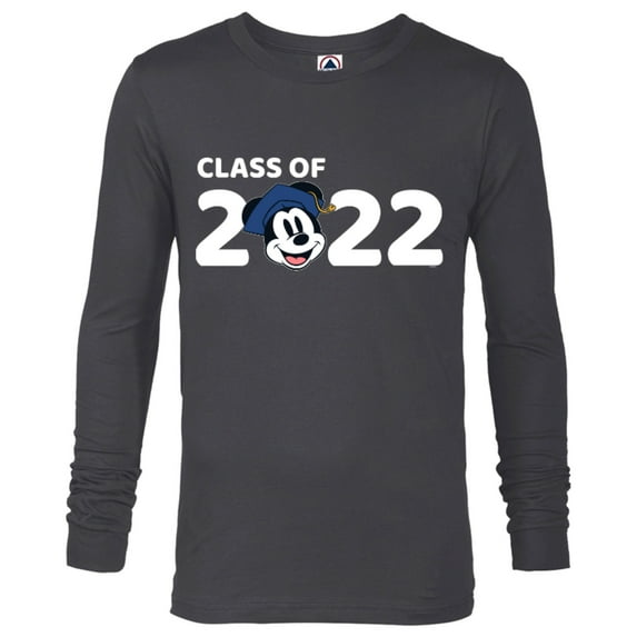 Disney Mickey Mouse Class of 2022 - Long Sleeve T-Shirt for Men - Customized-Charcoal Heather