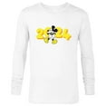 thumbnail image 1 of Disney Mickey Mouse Class of 2024 Graduation ‘24 Hangin’ Out - Long Sleeve T-Shirt for Men - Customized-White, 1 of 5