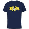 thumbnail image 1 of Disney Mickey Mouse Class of 2024 Graduation ‘24 Hangin’ Out - Short Sleeve Cotton T-Shirt for Adults - Customized-Navy, 1 of 5
