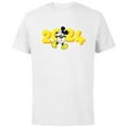 thumbnail image 1 of Disney Mickey Mouse Class of 2024 Graduation ‘24 Hangin’ Out - Short Sleeve Cotton T-Shirt for Adults - Customized-White, 1 of 5
