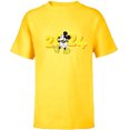 thumbnail image 1 of Disney Mickey Mouse Class of 2024 Graduation ‘24 Hangin’ Out - Short Sleeve T-Shirt for Kids - Customized-Yellow, 1 of 5