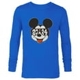 thumbnail image 1 of Disney Mickey Mouse Class of 2024 Graduation ’24 Sunglasses - Long Sleeve T-Shirt for Men - Customized-Navy, 1 of 5