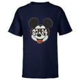 thumbnail image 1 of Disney Mickey Mouse Class of 2024 Graduation ’24 Sunglasses - Short Sleeve T-Shirt for Kids - Customized-Navy, 1 of 5