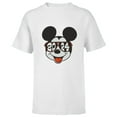 thumbnail image 1 of Disney Mickey Mouse Class of 2024 Graduation ’24 Sunglasses - Short Sleeve T-Shirt for Kids - Customized-White, 1 of 5