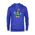 thumbnail image 1 of Disney Mickey Mouse Classic Holiday Christmas Tree Costume - Pullover Hoodie for Adults - Customized-Royal, 1 of 5