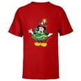 thumbnail image 1 of Disney Mickey Mouse Classic Holiday Christmas Tree Costume - Short Sleeve T-Shirt for Kids - Customized-Red, 1 of 5