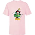 thumbnail image 1 of Disney Mickey Mouse Classic Holiday Christmas Tree Costume - Short Sleeve T-Shirt for Kids - Customized-Soft Pink, 1 of 5