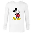 thumbnail image 1 of Disney Mickey Mouse Classic Pose  - Long Sleeve T-Shirt for Men- Customized-White, 1 of 5