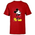 thumbnail image 1 of Disney Mickey Mouse Classic Pose  - Short Sleeve T-Shirt for Kids- Customized-Red, 1 of 5