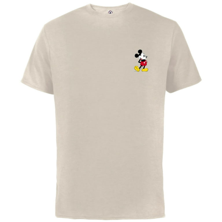 Disney Mickey Mouse Classic Pose - Short Sleeve Cotton T-Shirt for Adults-  Customized-Athletic Heather