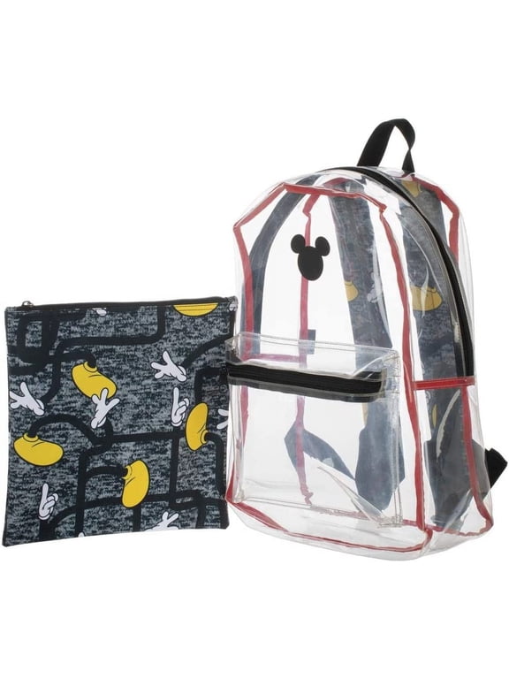 Disney Mickey Mouse Clear Backpack