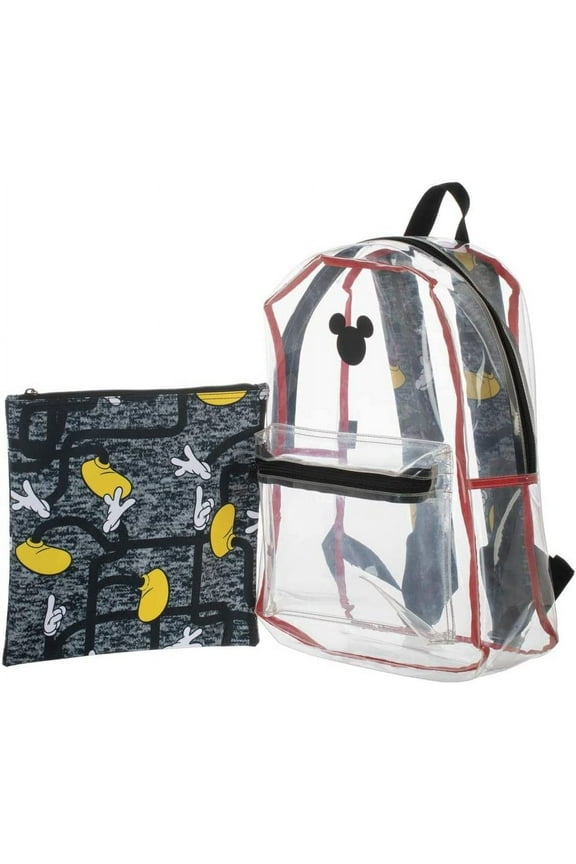 Disney Mickey Mouse Clear Backpack