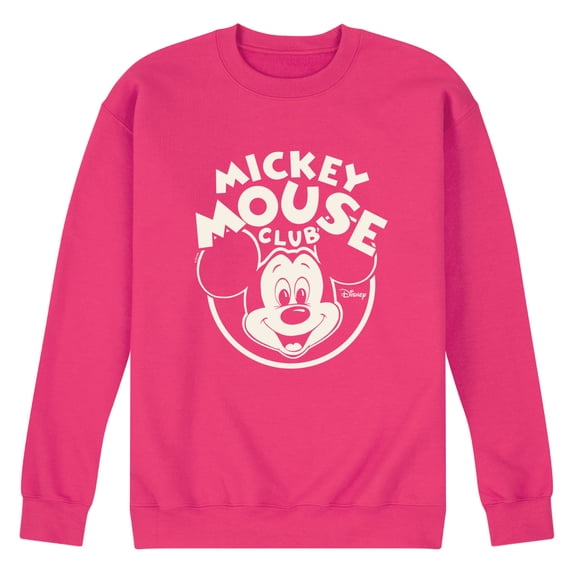 Disney - Mickey Mouse Club Logo - Men's Crew Fleece Sweatshirt