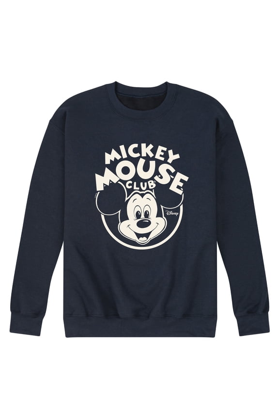 - Mickey Mouse Club Logo - Men's Crew Fleece Sweatshirt