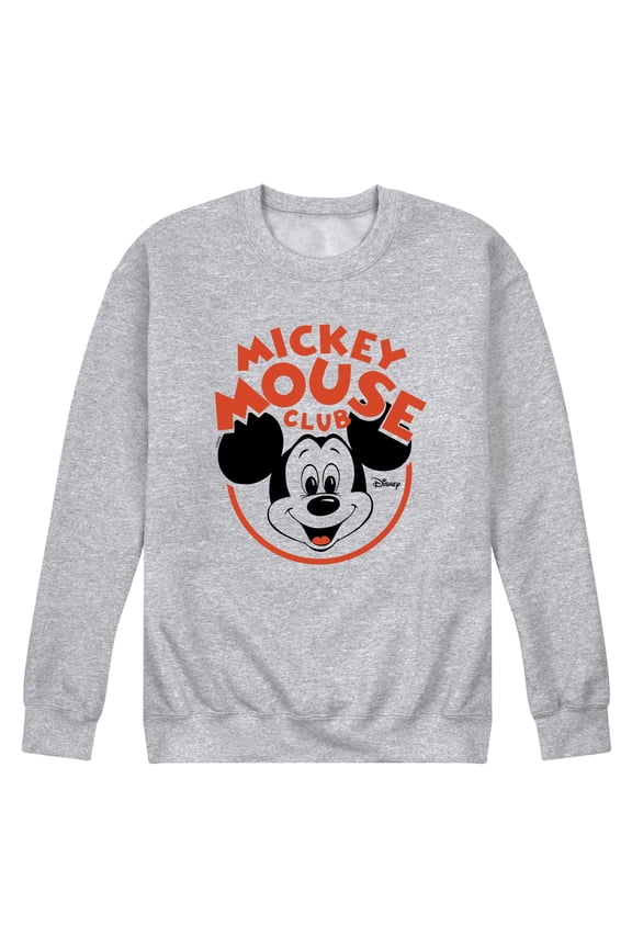 - Mickey Mouse Club Logo - Men's Crew Fleece Sweatshirt